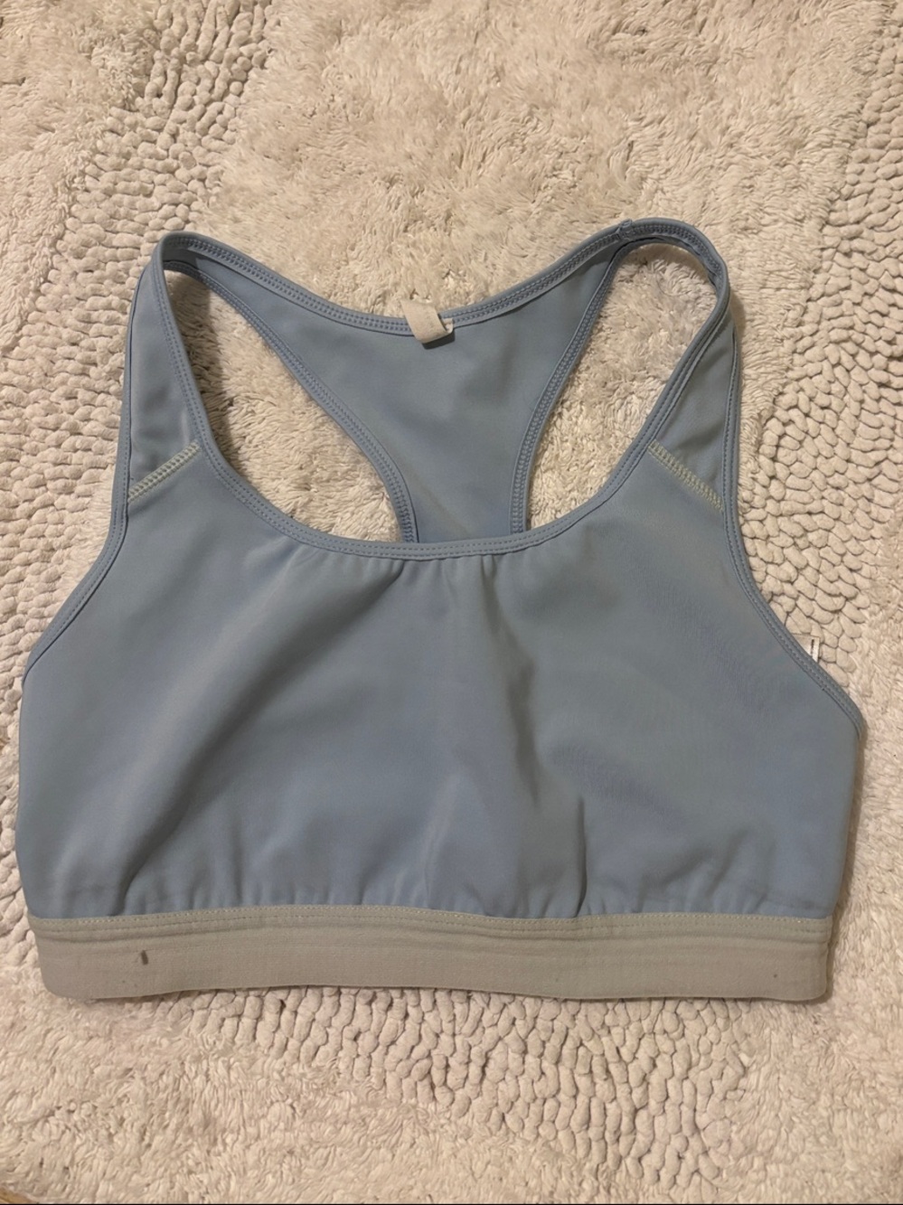 FP Movement by Free People Light Blue Racerback Sports Bra